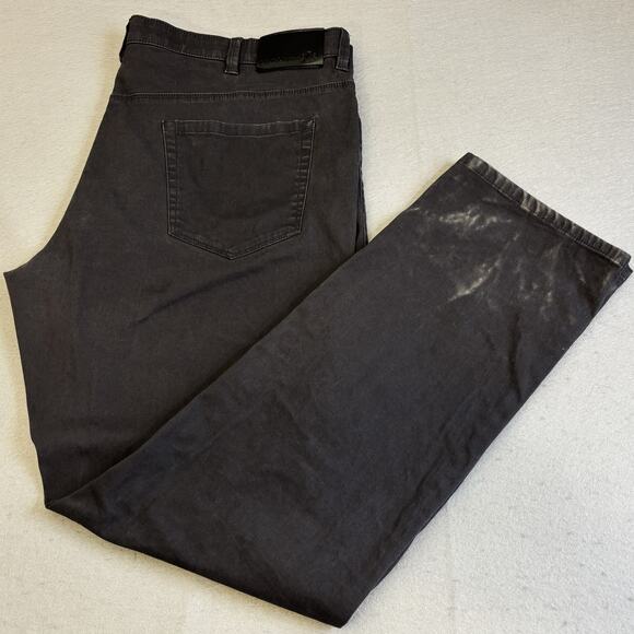 English Laundry Jeans Mens 40x34 Dark Gray Straight Leg Denim Dark Wash Preppy - Picture 1 of 11